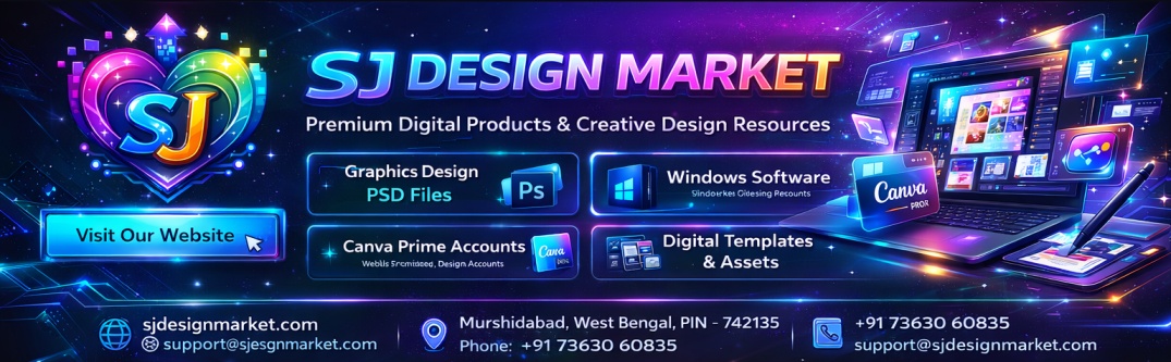 BANNER DESINE PSD - SJ-DM-0001 | Download in English, Hindi &amp; Bengali - Preview Image 2