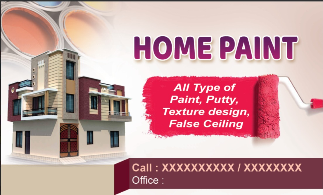 Paint Services Visiting Card -  RGC-0012 - Visiting Card template